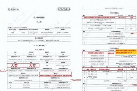 征信报告几页是正常的