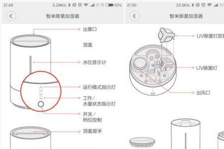 小米加湿器有个小雨点是什么