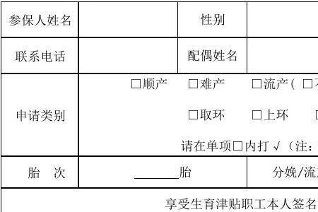 领取生育津贴时生育情形怎么填