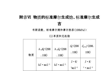 乙烷的生成焓