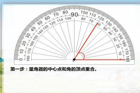 怎样测量角的度数