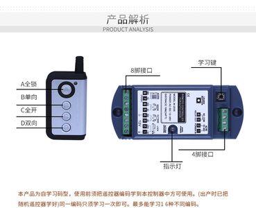 自动门abcd遥控怎么用