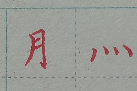 月字旁一个定