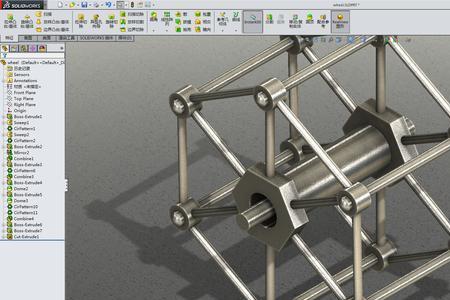 solidworks钢结构类建模思路