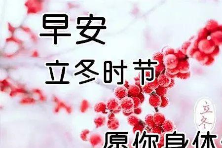 立冬快乐是什么意思