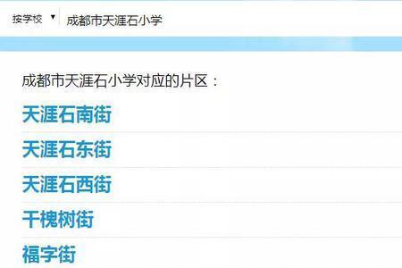天涯石小学在成都排名