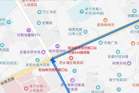 到南宁市黄冈学校坐几路公交车