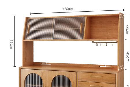 4米酒柜餐边柜一体尺寸