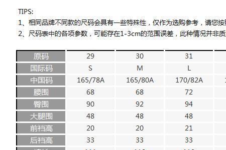 棉花被尺寸对照表