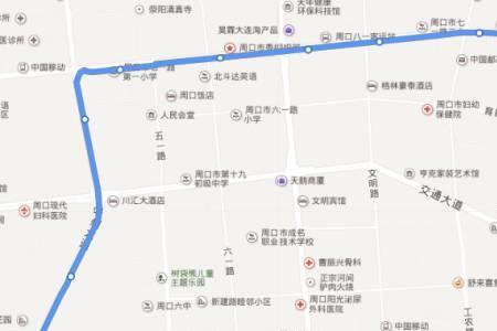 周口201路公交车路线时间表