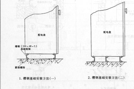 配电柜基础做法