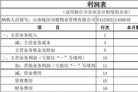 利润表营业外收入在贷方