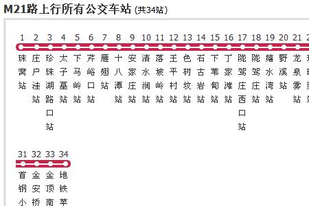 北京顺义21路公交首末车时间表