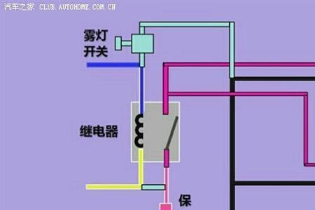 五菱之光间歇继电器接线方法