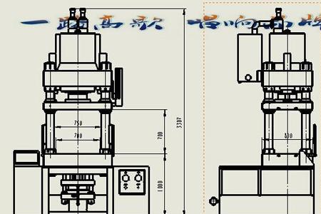 四柱油压机阀路原理