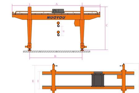 行车龙门吊吊物一般高度