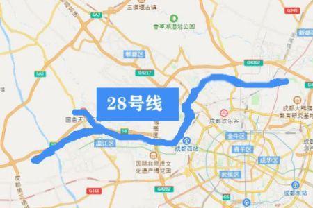 成都市地铁32号线完整线路图