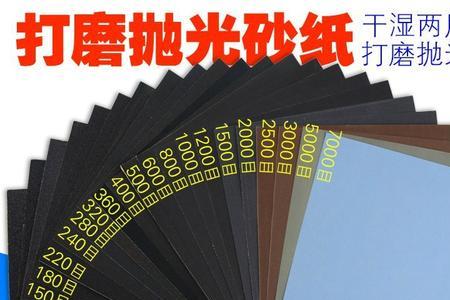 1000目和2000目砂纸区别