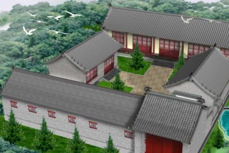 农村四合院可以建两个龙门子吗