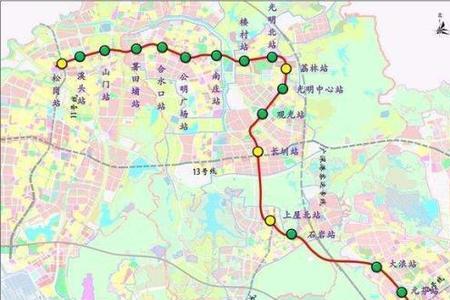 深圳地铁13号线有长圳站吗