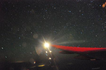 上海夜空有很多飞机吗