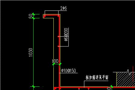 挑檐的钢筋如何算