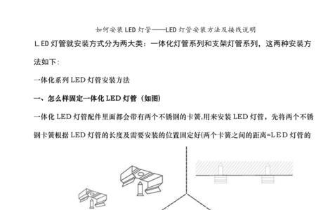 led螺旋灯如何安装