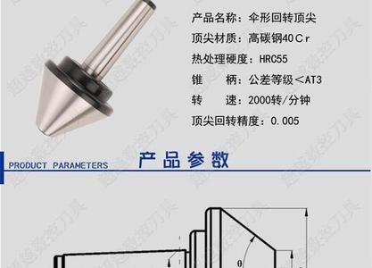 标准莫氏4号顶尖外形尺寸