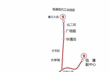 西安地铁9号线华清池站几个出口