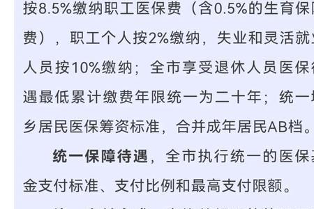 宁波北仑2023医保缴费标准