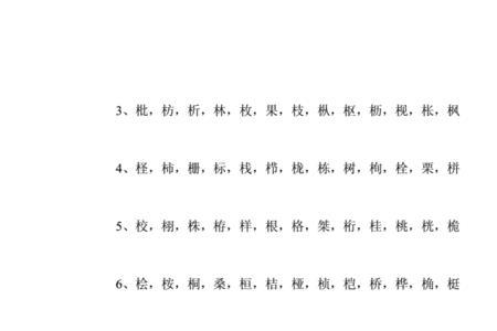 带有木字旁的女孩名字