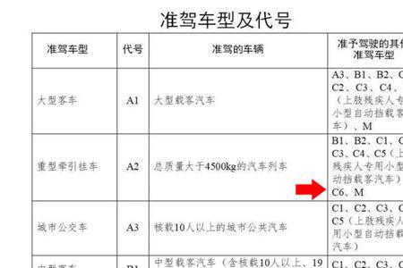 火车驾照准驾车型