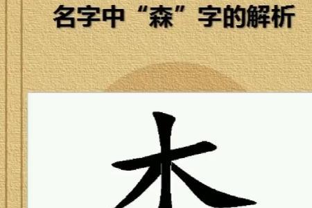 四个森字读什么