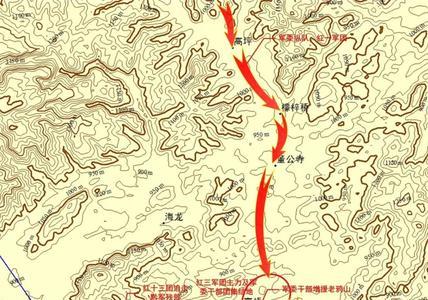 第三次渡赤水行军路线