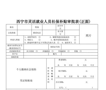 洛阳残疾人灵活就业社保补贴