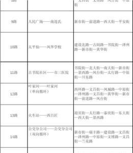 永福16路公交路线和时间表