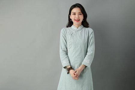 中式大袍子衣服裁剪方法