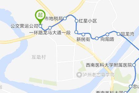 泸州83路公交车的时间表