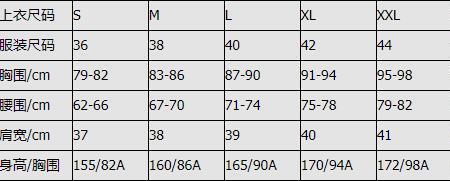 181穿多大码衣服合适