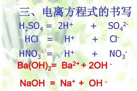 醋酸钠电离方程