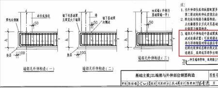 基础梁的锚固和搭接规范