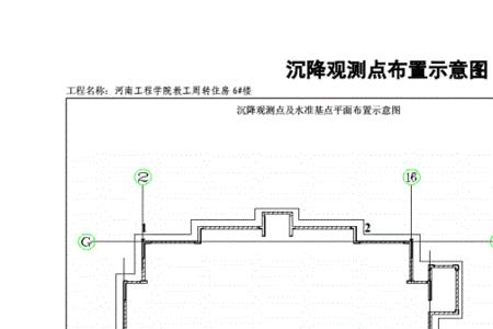 深基坑沉降观测点的布置和要求