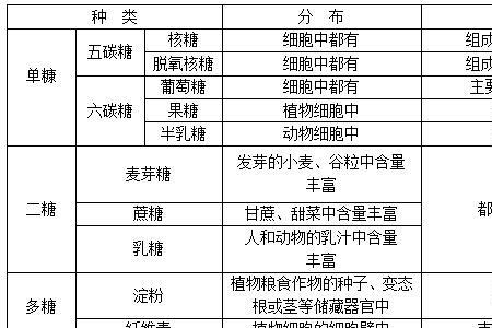 蔗糖的基本组成单位