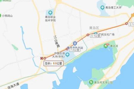 青岛西站距离市中心多远