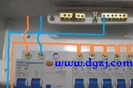 家用空气开关总闸怎么接线