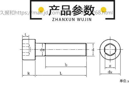 m24螺栓尺寸对照表