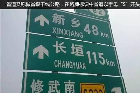 黄色牌是什么道路编号