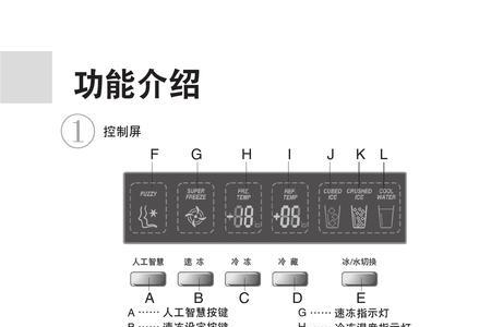 yzjm冰箱使用说明