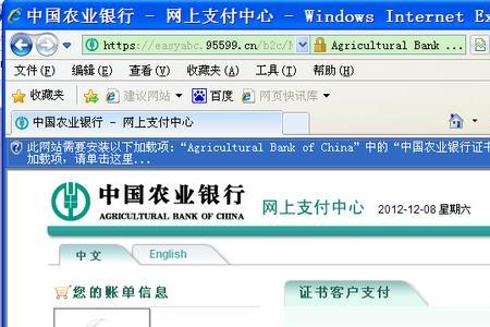 农业银行电脑版登录