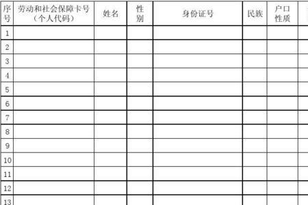 社会保障号码怎么填写